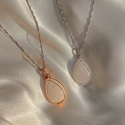 Ethereal Teardrop Necklace