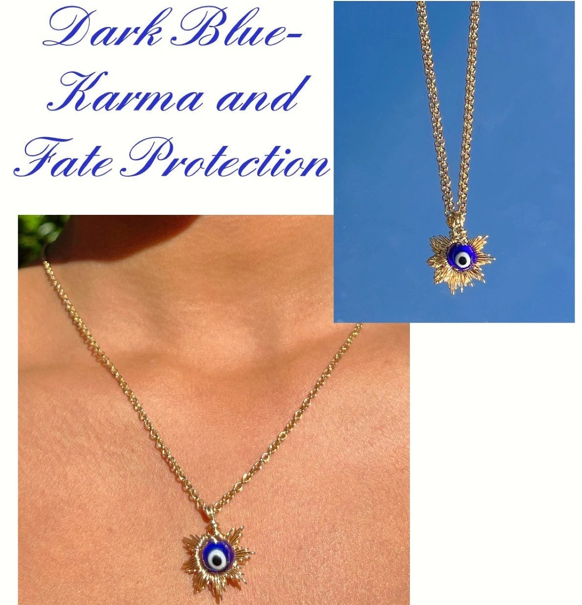 Evil Eye Sun Necklace
