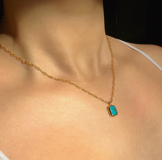 Icy Blue Fantasy Necklace