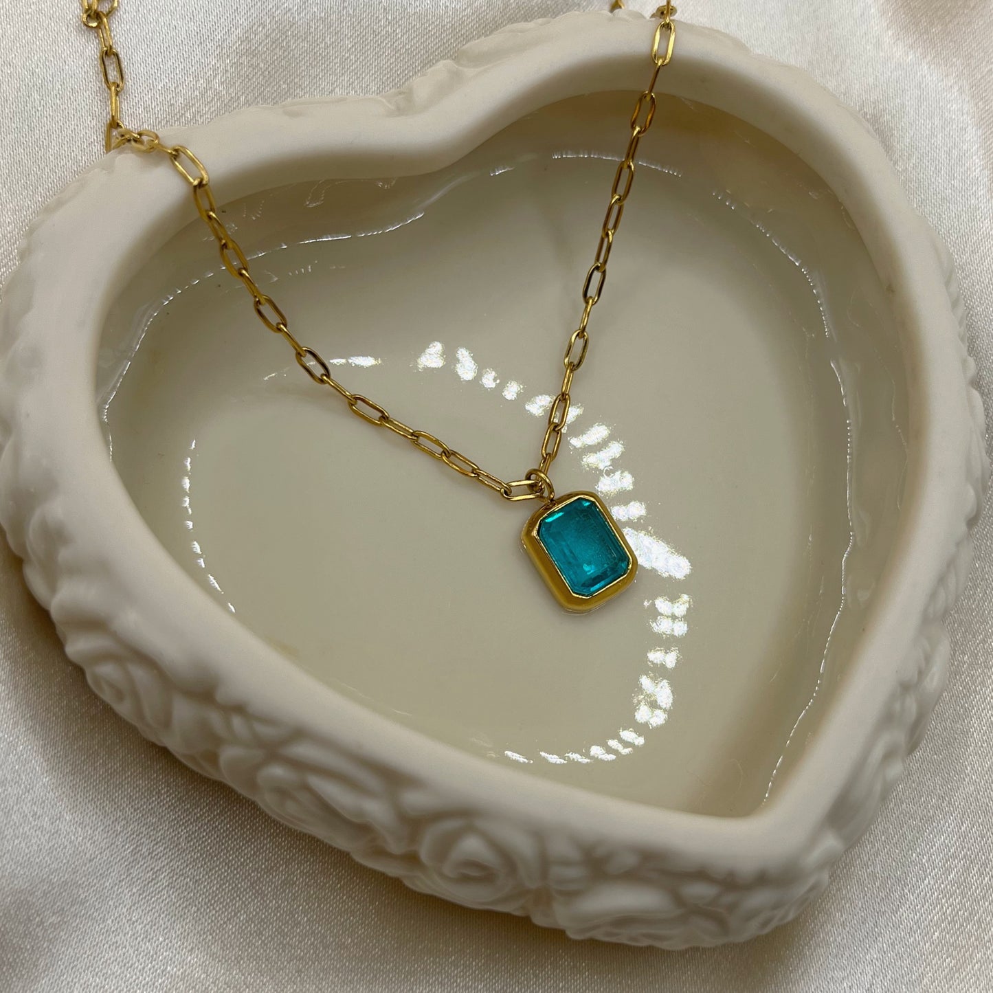 Icy Blue Fantasy Necklace