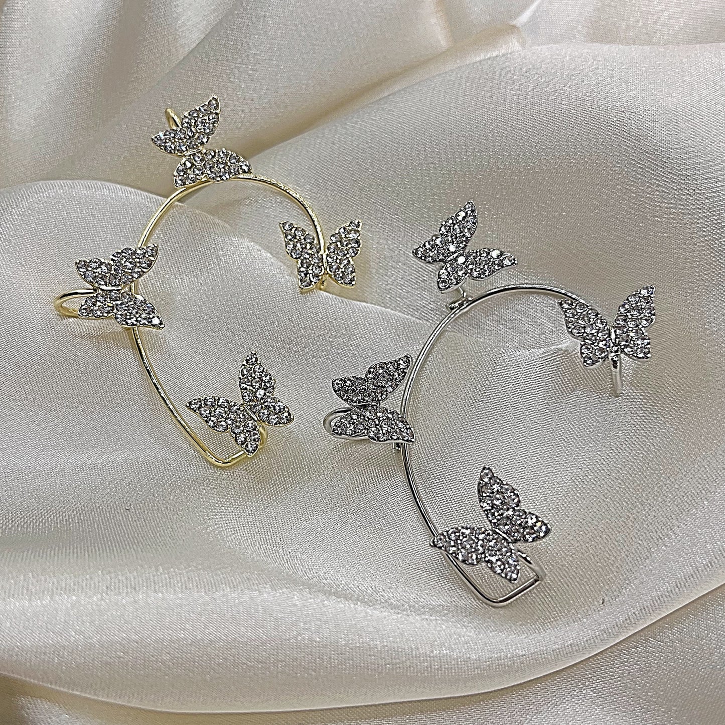 Butterfly Zircon Ear Cuff