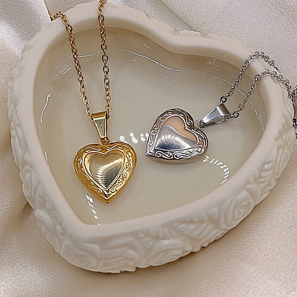 Eternal Heart Locket Necklace