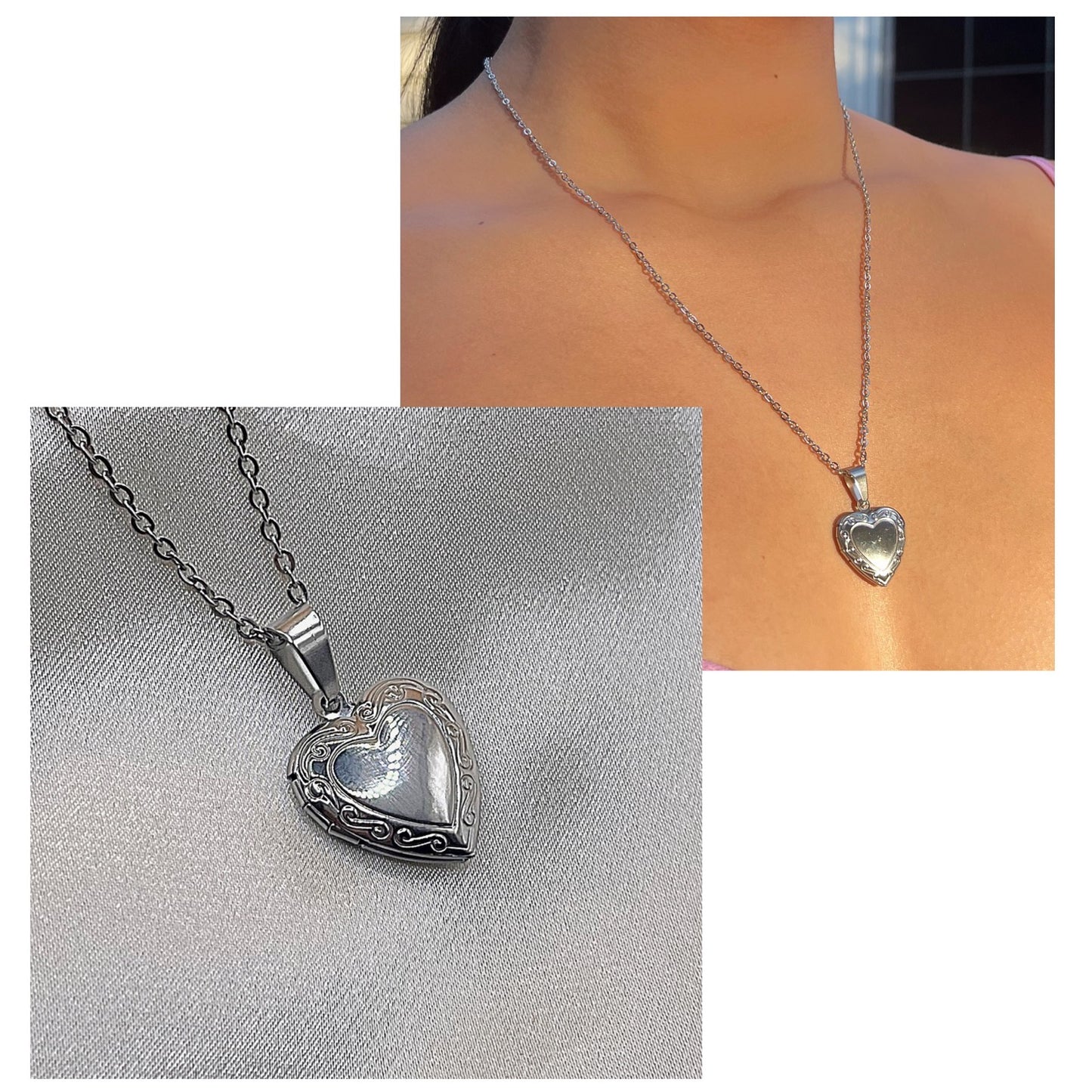 Eternal Heart Locket Necklace