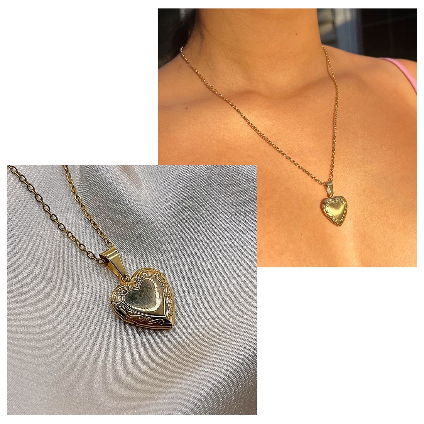 Eternal Heart Locket Necklace
