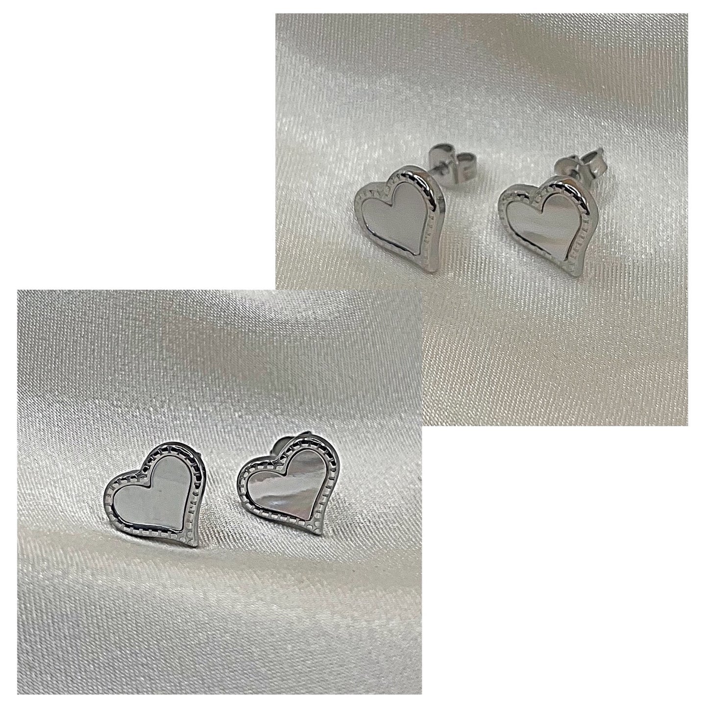 Shell Heart Earrings