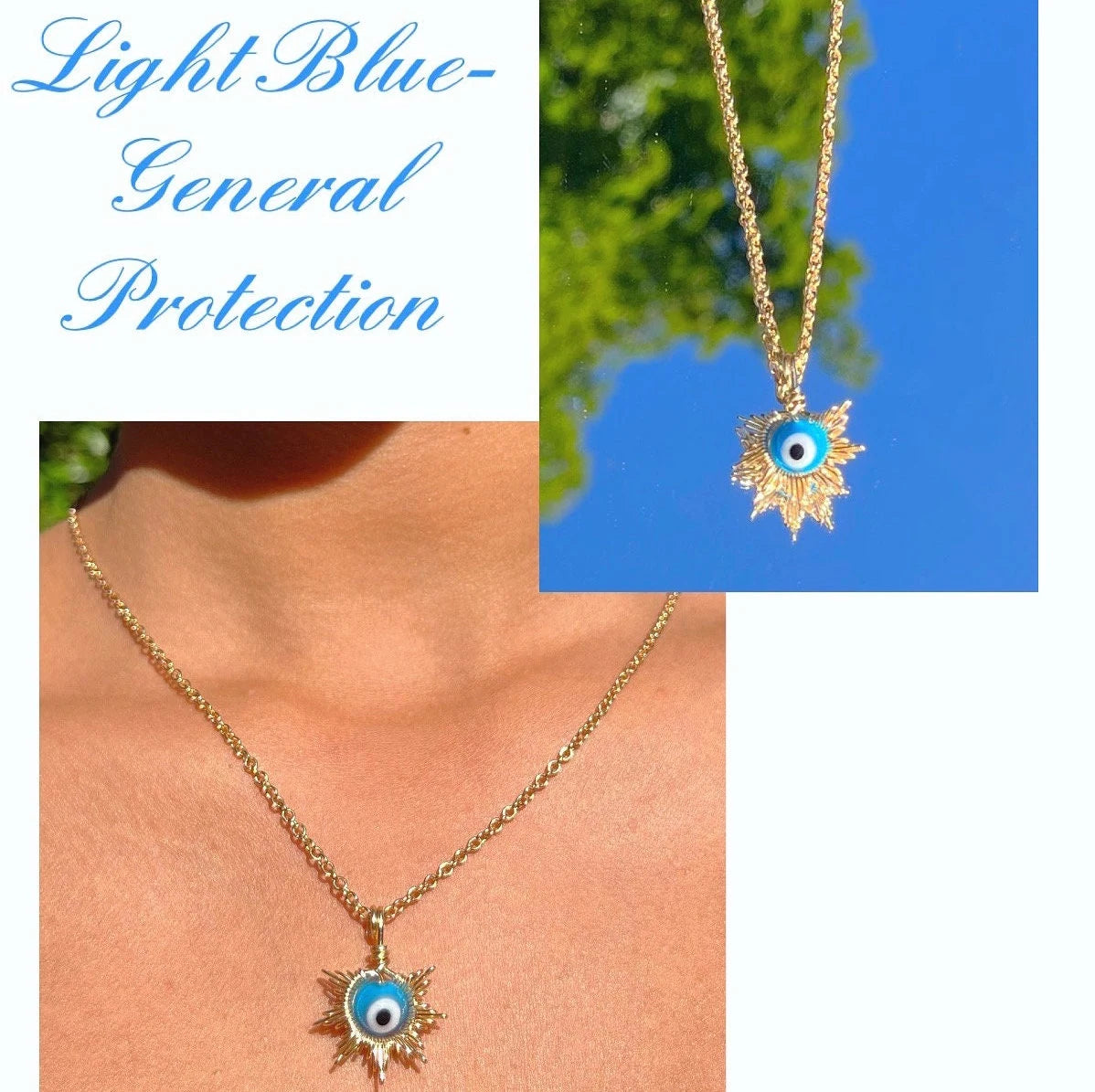 Evil Eye Sun Necklace