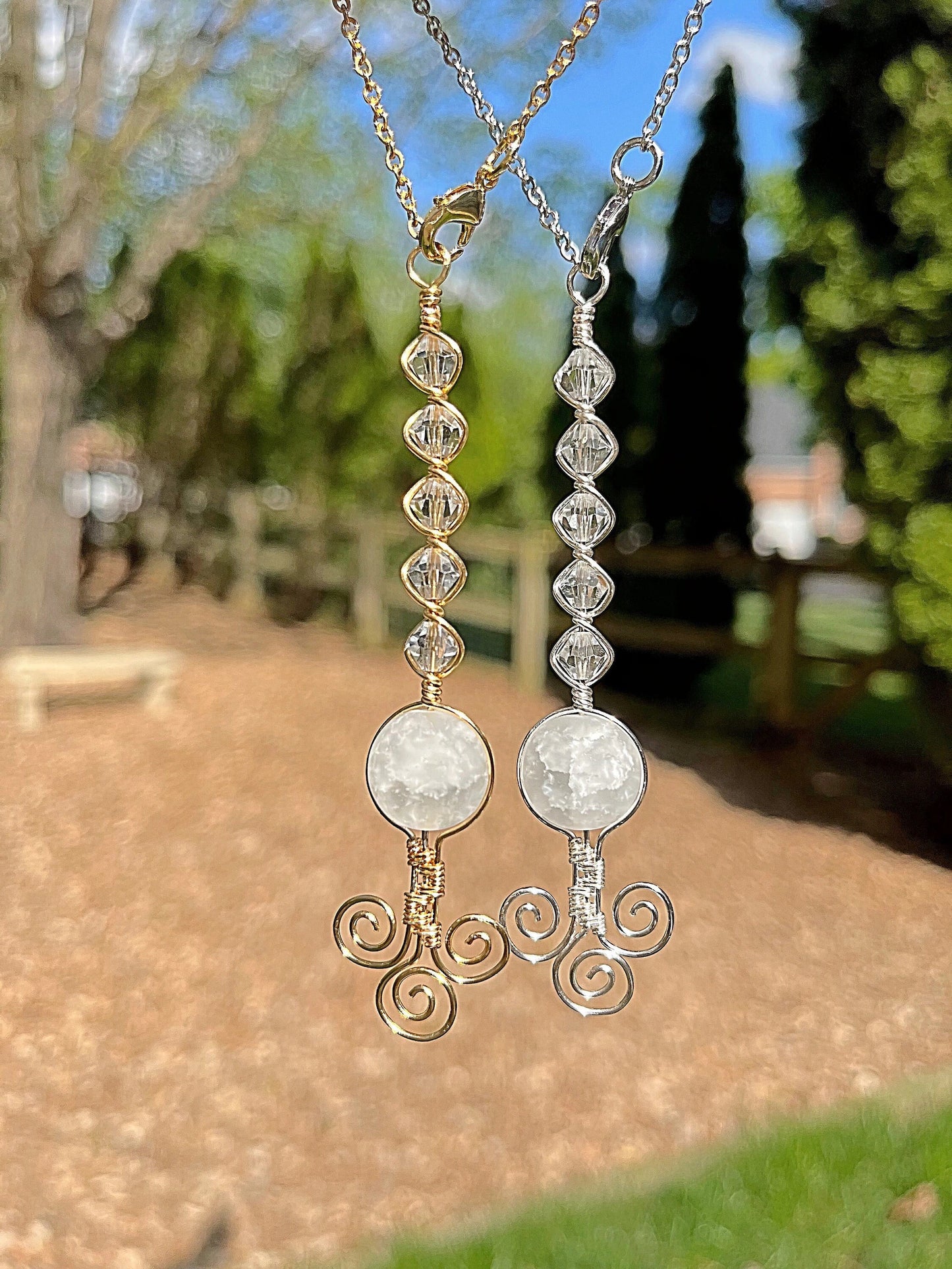 Moon Hanging Car Charm